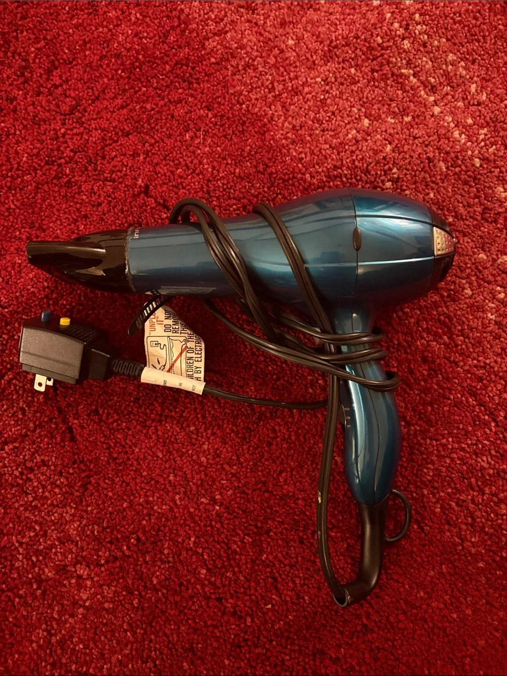 Blue Hair Dryer - Styling Hair Dryer